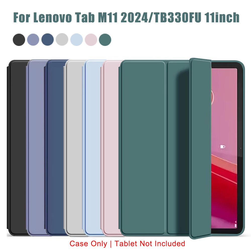 Lenovo Tablet M11 Accessories - حافظة ثلاثية الطيات قابلة للطي لجهاز