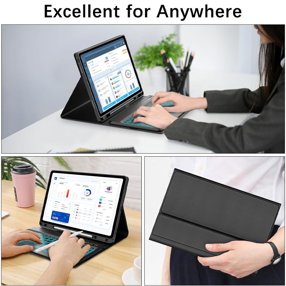 غطاء لوحة مفاتيح بلوتوث لجهاز  - مراجعة Lenovo Tablet M11 Accessories وسعره