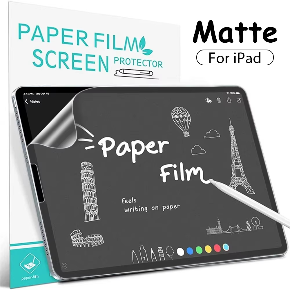 واقي شاشة بملمس الورق لجهاز آي - مراجعة Paper Feel Screen Film وسعره