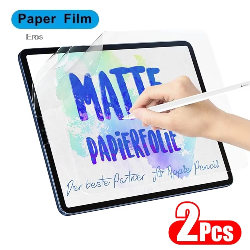 قطعتان من واقي الشاشة المضاد ل - مراجعة Paper Feel Screen Film وسعره