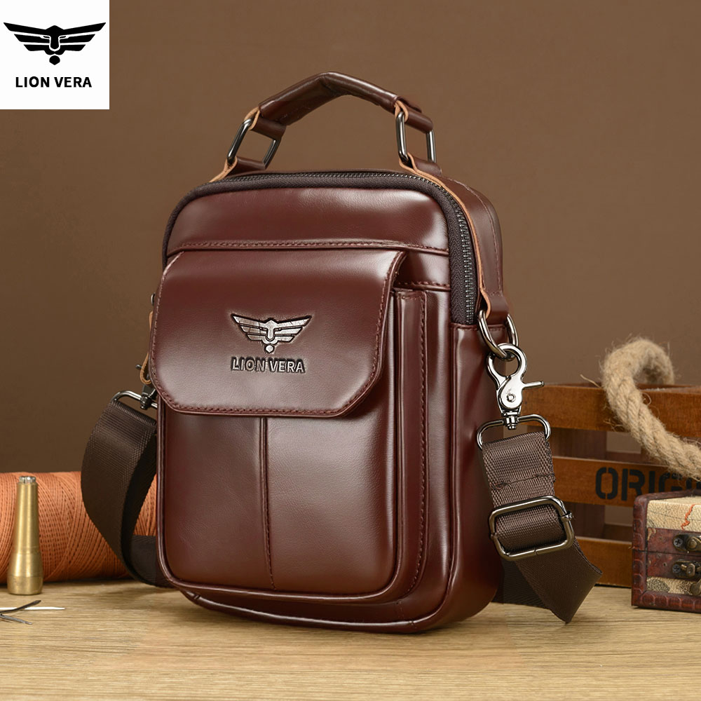 حقيبة كتف رجالية من الجلد الطب - مراجعة Tablet Accessories Bag وسعره