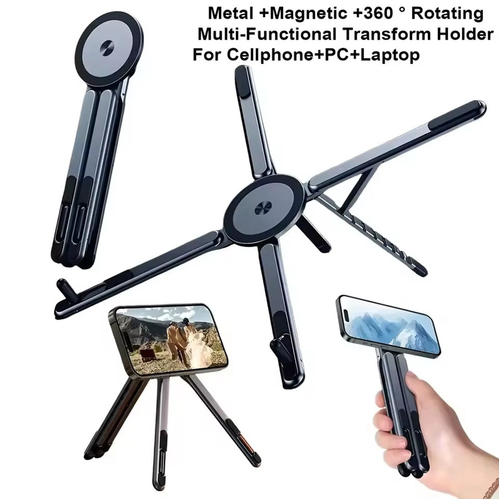 حامل هاتف مغناطيسي محمول وعصا  - مراجعة Tablet Ipad Accessories وسعره