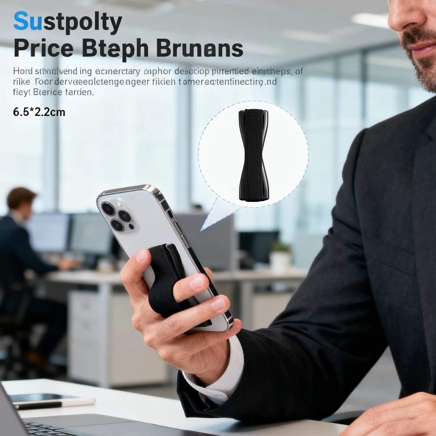 حامل هاتف محمول مع حزام مرن وق - مراجعة Tablet Ipad Accessories وسعره